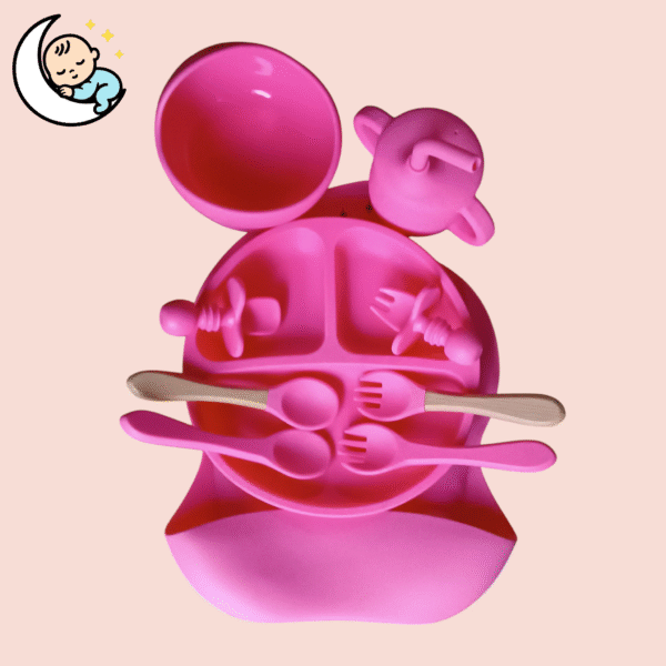 Set de Alimentación Rosado Oscuro